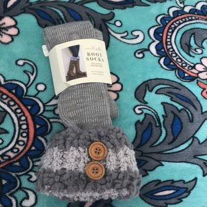 New never worn boot socks